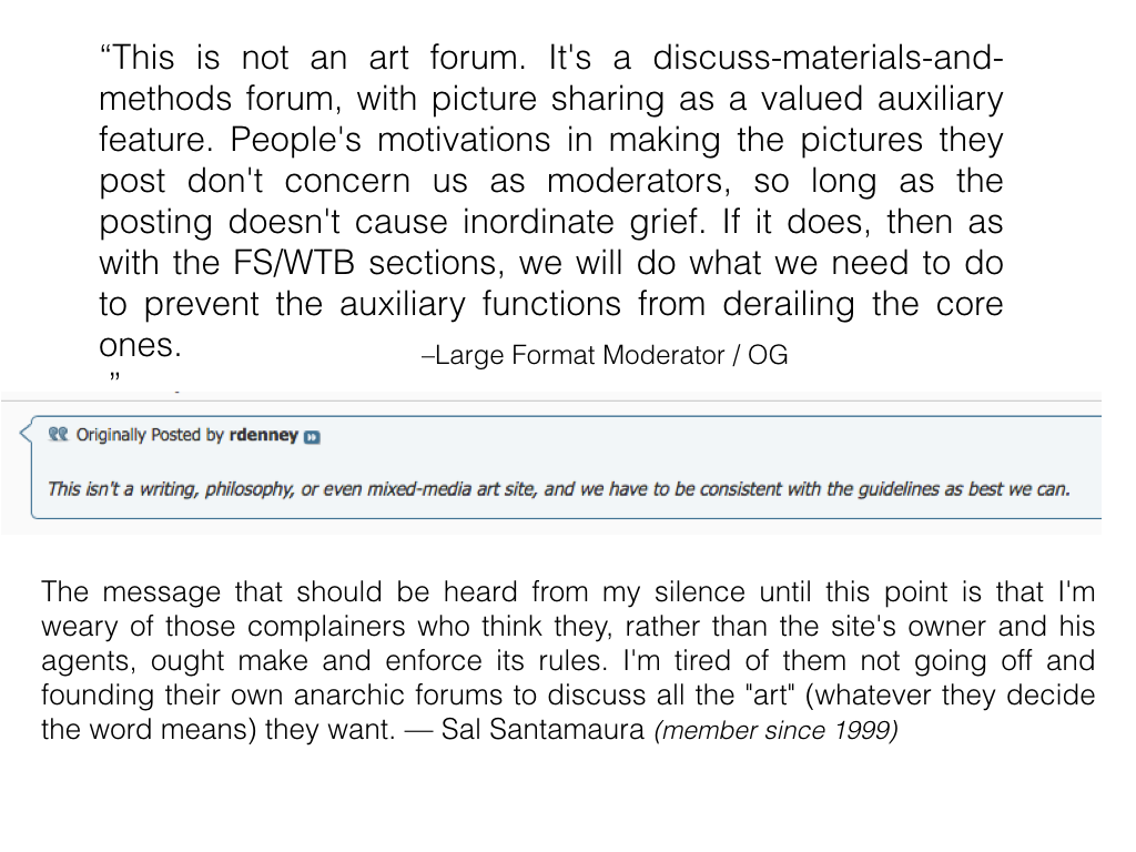 Forum Not Art